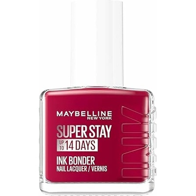 Maybelline New York Superstay Ink Bonder – lak na nehty 12 ml odstín 500 Lacquer Red)
