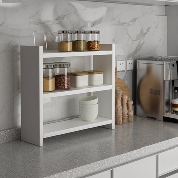 ASIR GROUP Кухненски рафт COSMIC 44x10 см бял (AS1896)