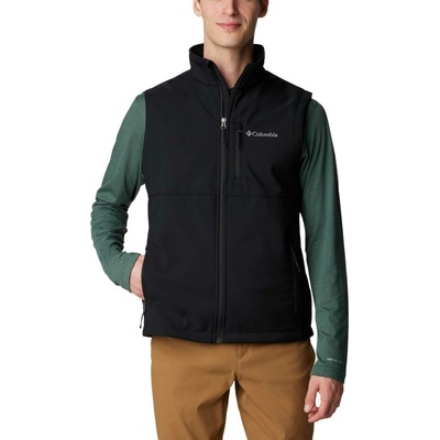Columbia pánska vesta ASCENDER SOFTSHELL VEST čierna biela