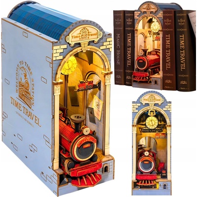 RoboTime Zarážka na knihy miniatura domečku Kouzelné nádraží – Zbozi.Blesk.cz