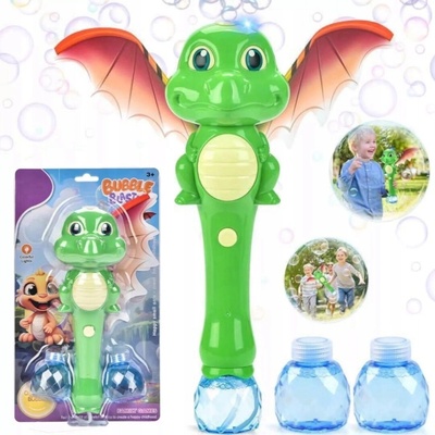 Bublinková hůlka dinosaurus a světlem