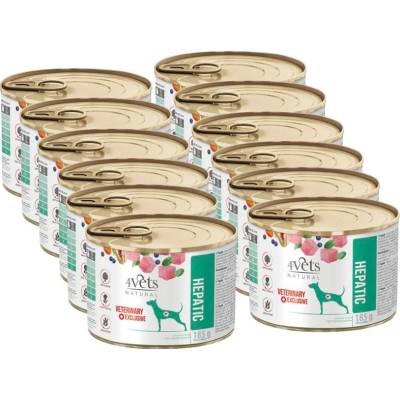 4Vets Natural Veterinary Exclusive HEPATIC 12 x 185 g
