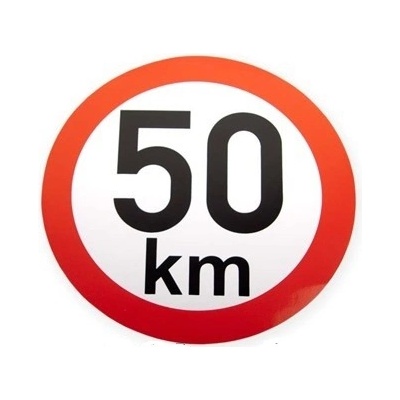 Omezení rychlosti 50 km retroreflexní pr. 200 mm