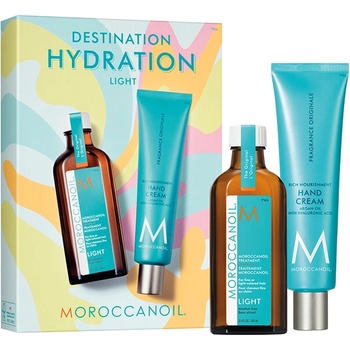 Moroccanoil Комплект мароканско арганово олио Light 100ml и крем за ръце с хиалуронова кислеина 100ml Moroccanoil Treatment Light & Hand cream Original Set