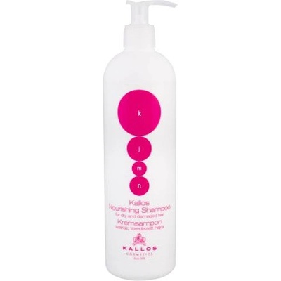 Kallos KJMN Nourishing 500 ml подхранващ шампоан за изтощени и сухи коси за жени
