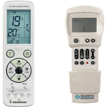 General OLIMPIA SPLENDID ISSIMO, UNICO AIR 8SF, Unico Air 8HP, Unico Smart 10HP, Unico Smart 12SF, Unico R 12HP - луксозно с подсветка дистанционно управление (ISSIMO, UNICO AIR 8SF, Unico Air 8HP, Unico Smart 10HP, Unico Smart 12SF, Unico R 12HP)