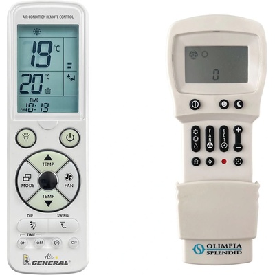 General OLIMPIA SPLENDID ISSIMO, UNICO AIR 8SF, Unico Air 8HP, Unico Smart 10HP, Unico Smart 12SF, Unico R 12HP - луксозно с подсветка дистанционно управление (ISSIMO, UNICO AIR 8SF, Unico Air 8HP, Unico Smart 10HP, Unico Smart 12SF, Unico R 12HP)