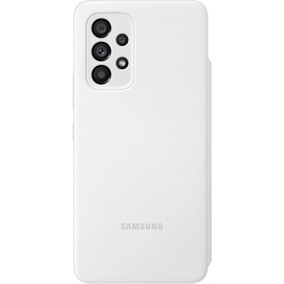 Samsung Оригинален калъф Samsung S-View Case за Samsung Galaxy A53 5G - Бял, EF-EA536PWE (8806094257571)
