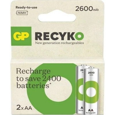 GP ReCyko NiMH AA 2600mAh 2ks B25272
