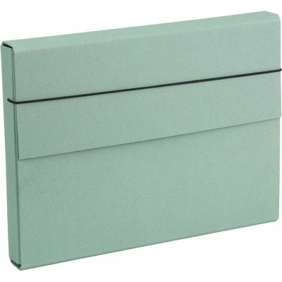 Bigso Olof Canvas Paper Laminate organizér zelená