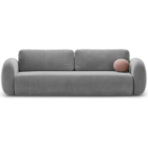 Cosmopolitan Design Тъмносив кадифен сгъваем/с място за съхранение диван 262 cm Tonale - Cosmopolitan Design (COS_3SF_121_F1_TONALE6)