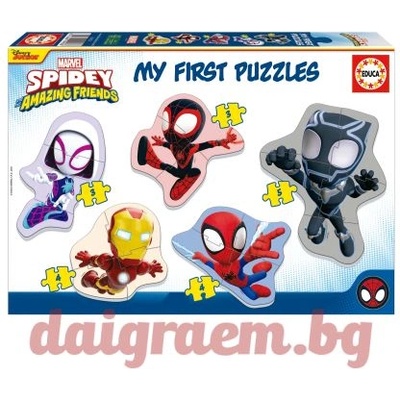 Educa Пъзел educa baby edu19953 - 19 части - Спайди и невероятните му приятели (edu19953)