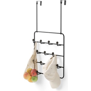 Umbra HK Limited Umbra Закачалка за стена или врата с estique - цвят черен / орех (umbra-1004045-048)