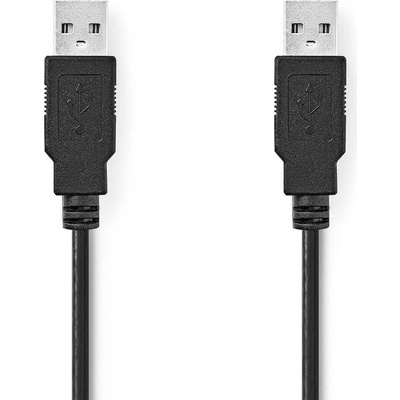 Nedis CCGL60000BK30 USB 2.0/ zástrčka USB-A - zástrčka USB-A, 3m, černý