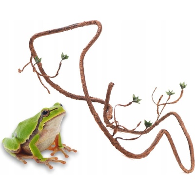 Repti Zoo Jungle Vine ohnutá liána s listy 150 cm