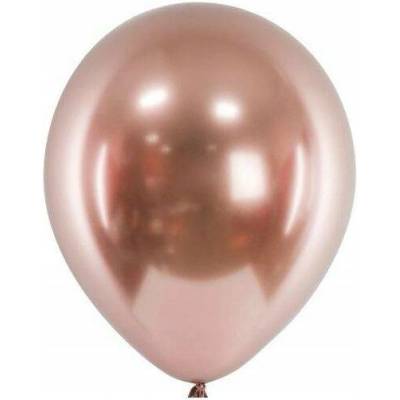 Balón PartyDeco metalický růžový klasický