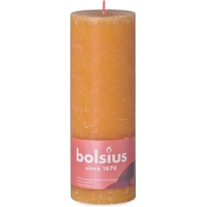 Bolsius Bolsius Polska Sprzedaż sp. z o. o. Цилиндрична свещ Bolsius Rustic Shine Honeycomb Yellow 68x190 мм