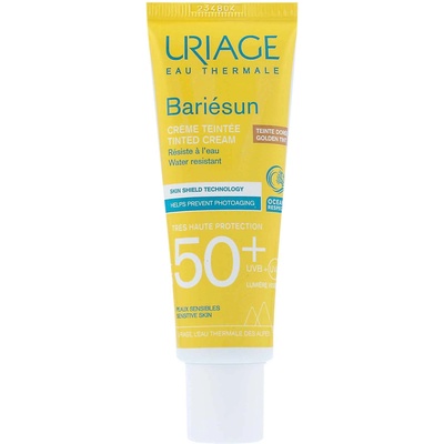 Uriage Bariésun Tinted Cream тониран защитен крем за лице SPF 50+ 50 мл Golden Tint