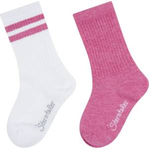Sterntaler Детски спортни чорапи Sterntaler Kids' Active Socks DP Long Sports socks - Pink Melange - размер 30 (EU) (207-1247-0312)