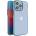 HQWear Кейс Spring Case за iPhone 14 Pro Max, със светлосиня рамка (9145576265284)