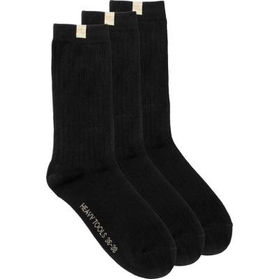 Heavy Tools 3 PACK dámské ponožky Olsyani A16-019 Black
