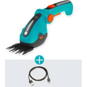 GARDENA - 3.6V Безжична ножица за трева ComfortCut Li, вградена батерия, зарядно устройство 9887-20 (9887-20)