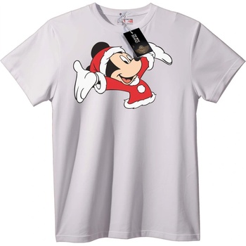NOONEBRAND Тениска с Мики Маус в Коледна Шапка - 4XL, Black