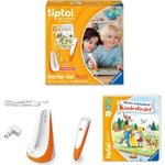 Ravensburger tiptoi Starter Set Plus 00159: Pen and book My most beautiful children's songs - Plus charging station - Learning games for children from 3 years - Toys from 3 years (00159) Четец за Е-книги