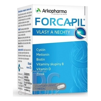 Forcapil vlasy a nechty 60 ks