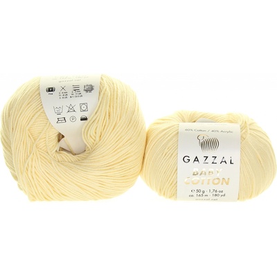 Gazzal Baby Cotton 3437 smetanová
