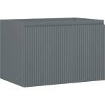 Mexen Rivel шкаф за баня 70 см, 1 чекмедже, оребрен, графит мат - 91A20-07047-1-BF66 (91A20-07047-1-BF66)
