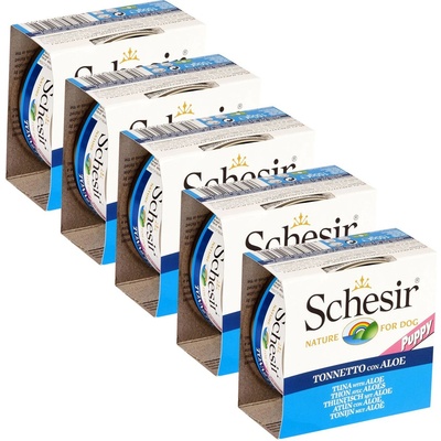 Schesir Счесир куче кученце тон на риба с алое вера 5 x 150 г