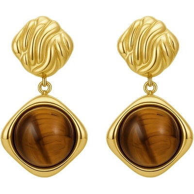 JAY Náušnice s tygřím okem Rhoslyn JAY-0175-20242486