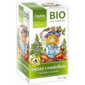 Apotheke Bio ovocný s meduňkou 20 x 2 g