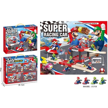 Детски паркинг среден размер на 2 нива Марио