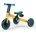 KinderKraft Детска триколка Kinderkraft 4trike 3в1, в жълто - KinderKraft