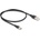 Delock USB 2.0 кабел USB Type-A щепсел - USB Type-C щепсел 0.5 м черен Силикон