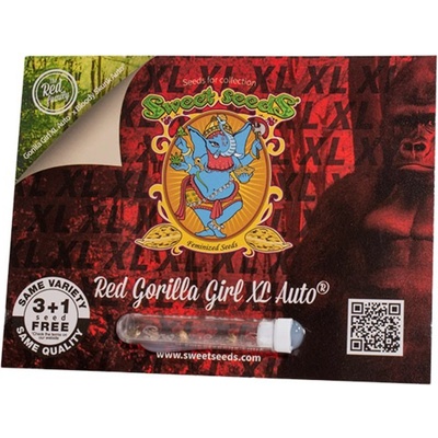Sweet Seeds Red Gorilla Girl XL AUTO semienka neobsahujú THC 3 ks