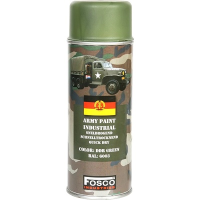Fosco army sprejová farba 400 ml zelený