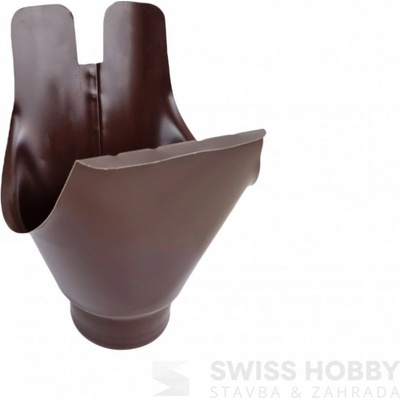 Covernit Lakovaný okapový kotlík 333 mm RAL 8017 hnědý
