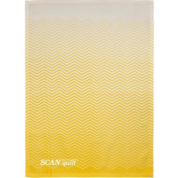 SCANquilt DEKORO úzky cik-cak 50x70 cm smotanová žltá