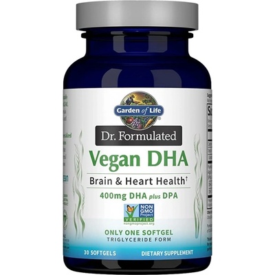 Garden of Life Dr. Formulated Vegan DHA [30 Гел капсули]