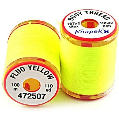 Tělíčková nit • 167 x 2 - Barva Fluo žlutá