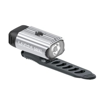 Lezyne Hecto Drive 500XL predné strieborne/sklo