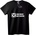 NOONEBRAND Тениска Обичам Музиката, Мразя Расизма - 7XL, Black