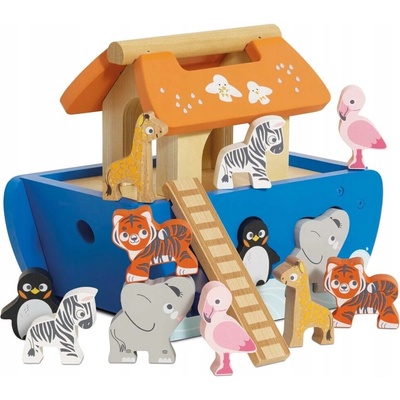 Le toy van Vkládací puzzle Noemova archa