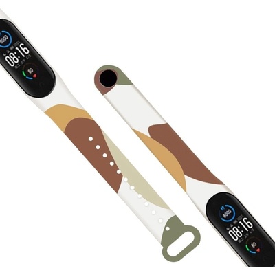 HQWear Резервна силиконова каишка Strap Moro Camo за Xiaomi Mi Band 4/Mi Band 3, Камуфлаж-13 (5907769336003)