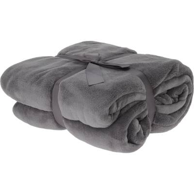 ОДЕЯЛО ПОЛАР hz1011870 180х230см Т. СИВО (hz1011870)
