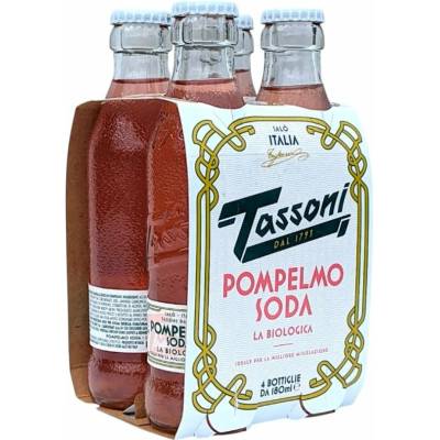 Tassoni Pompelmo Soda 4 x 180 ml