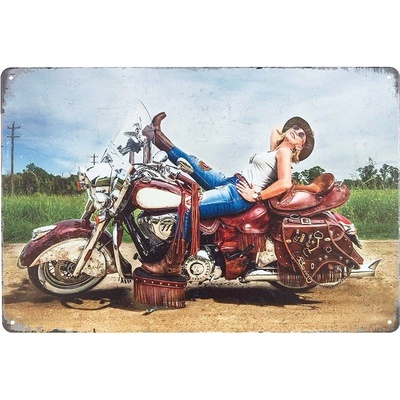 Retro tabuľa Indian 111 Motorcycle 30x20